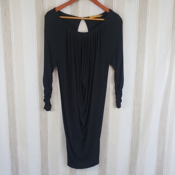 Alice‎ & Olivia Black Midi Dress - Picture 1 of 11
